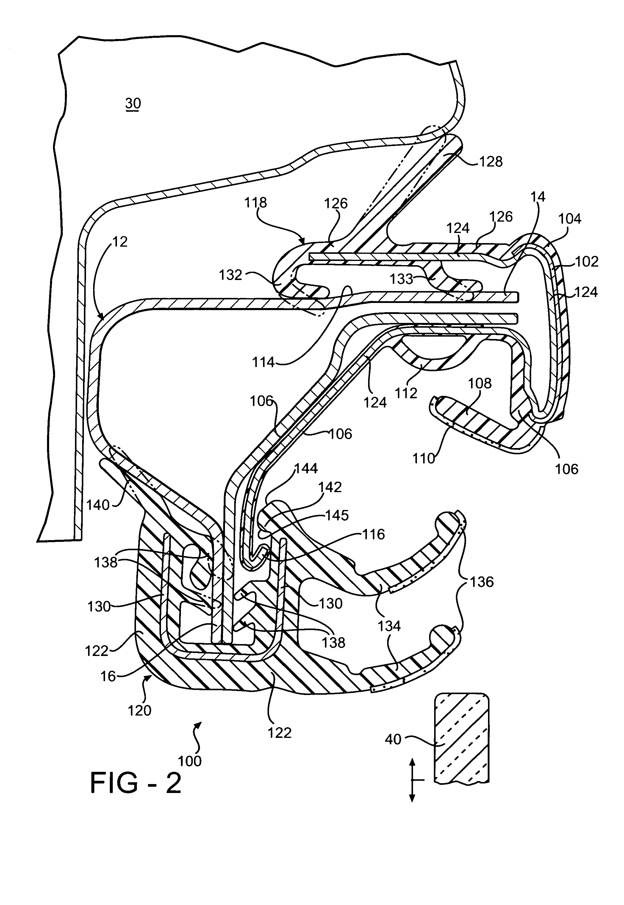 Seal and molding assembly