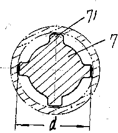 Pumping-assisting centering dropout prevention device of pumping rod