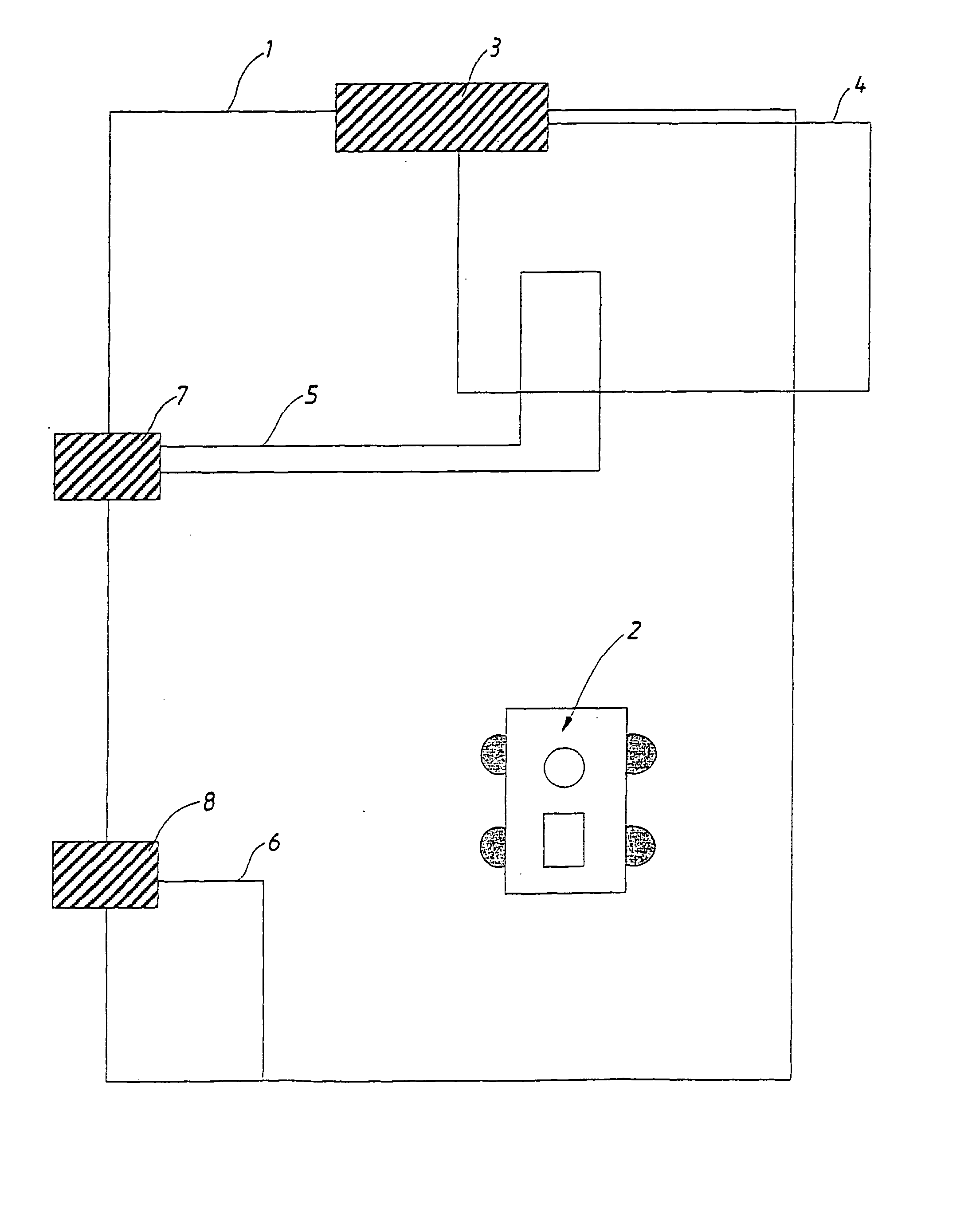 Electronic demarcating system