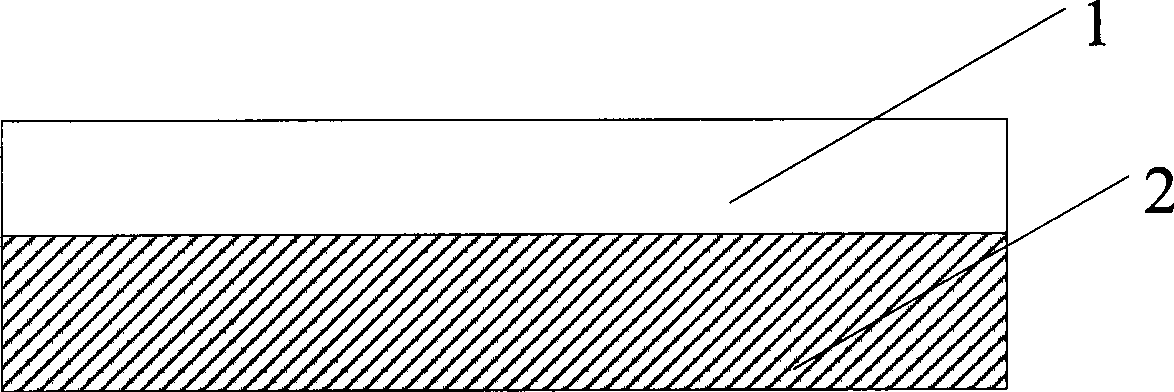 Laser inducement nano-surface preparation method for iron based amorphous nanocrystalline soft magnetic material