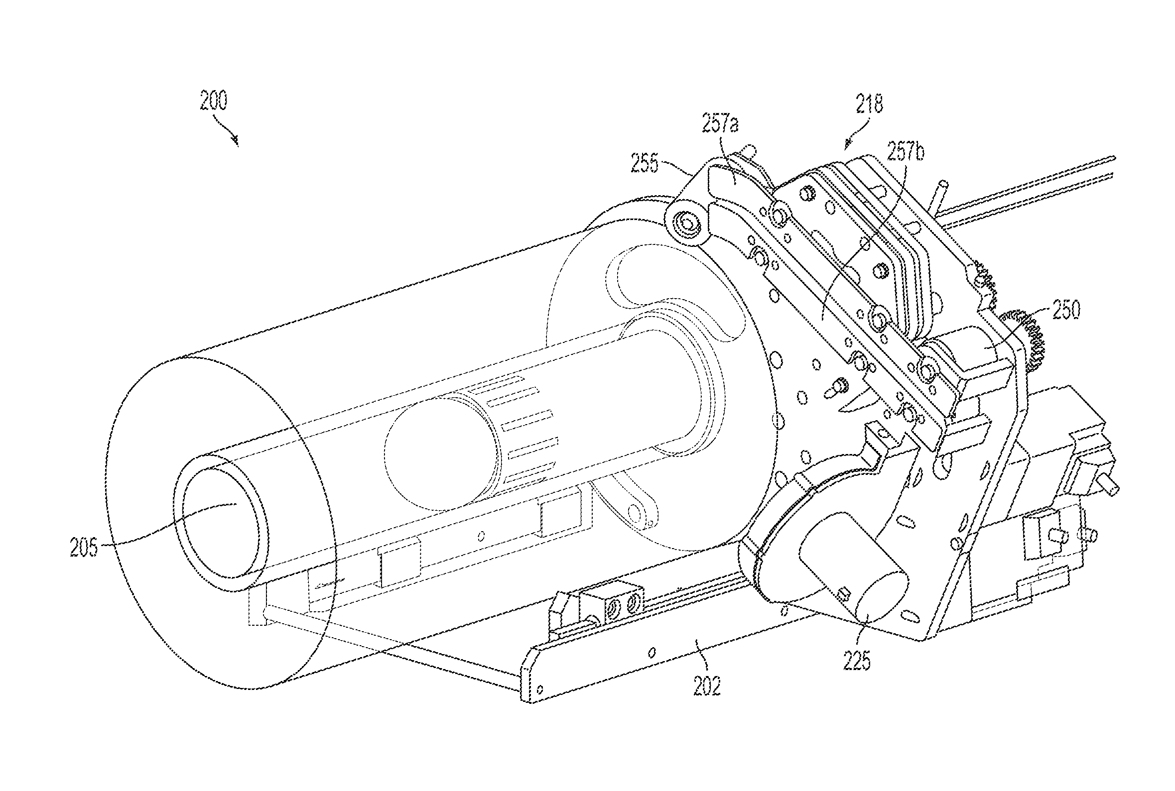 Method and apparatus for inflating and sealing packing cushions with rotary sealing mechanism