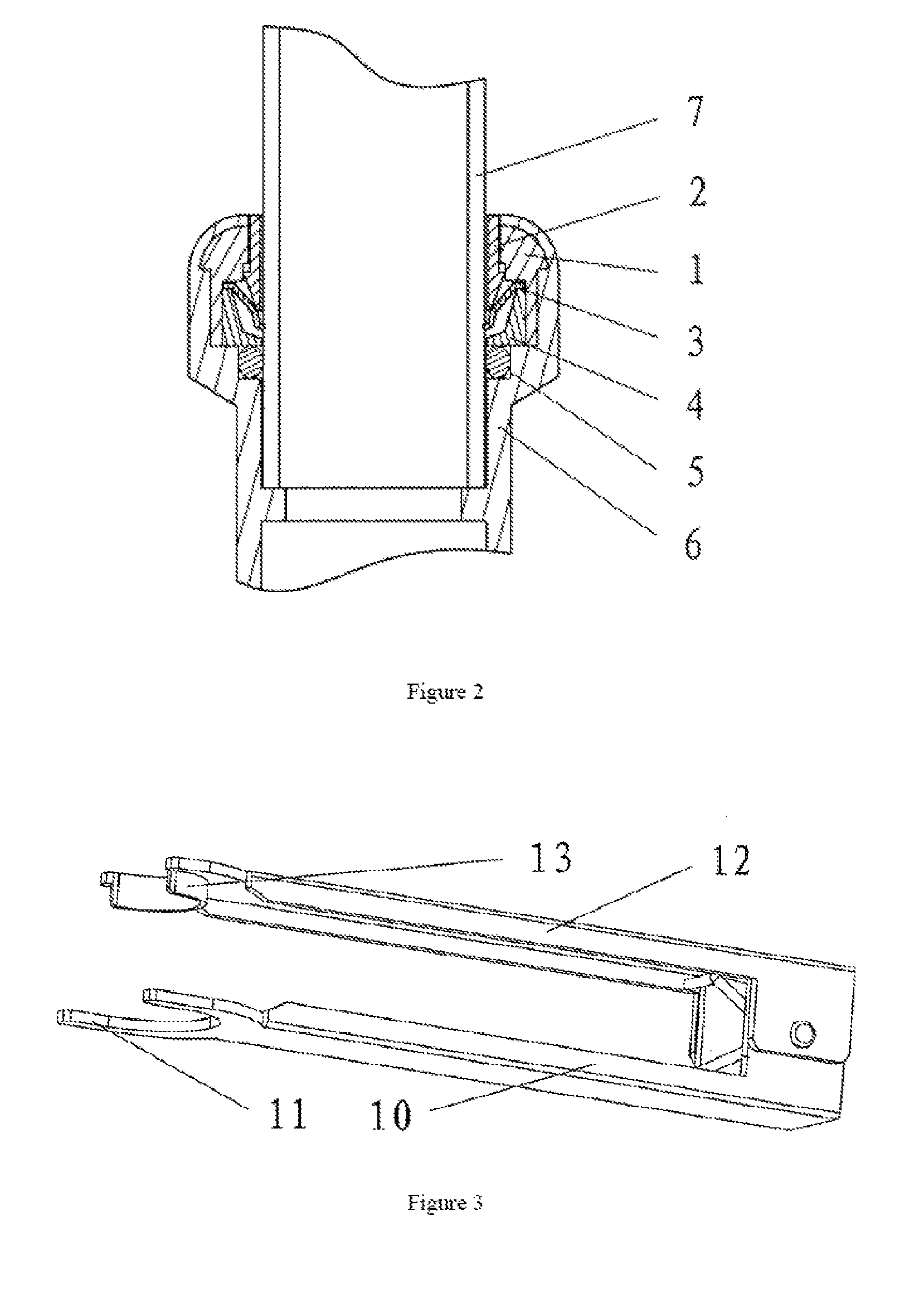 Fluid pipe connection device