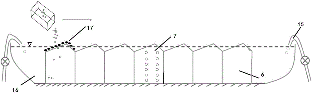 Experimental system and experimental method for monitoring release of pollutants from bottom sediment in flood process