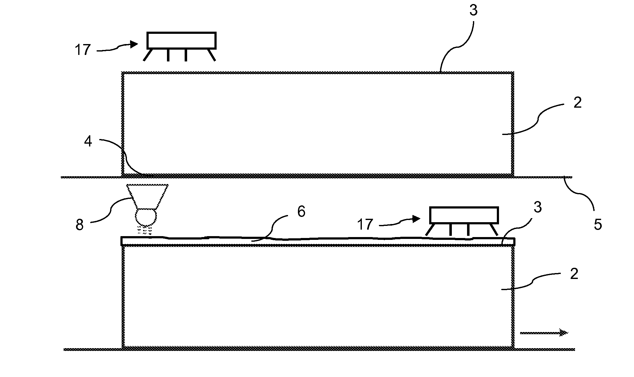 Method of producing a building panel and a building panel