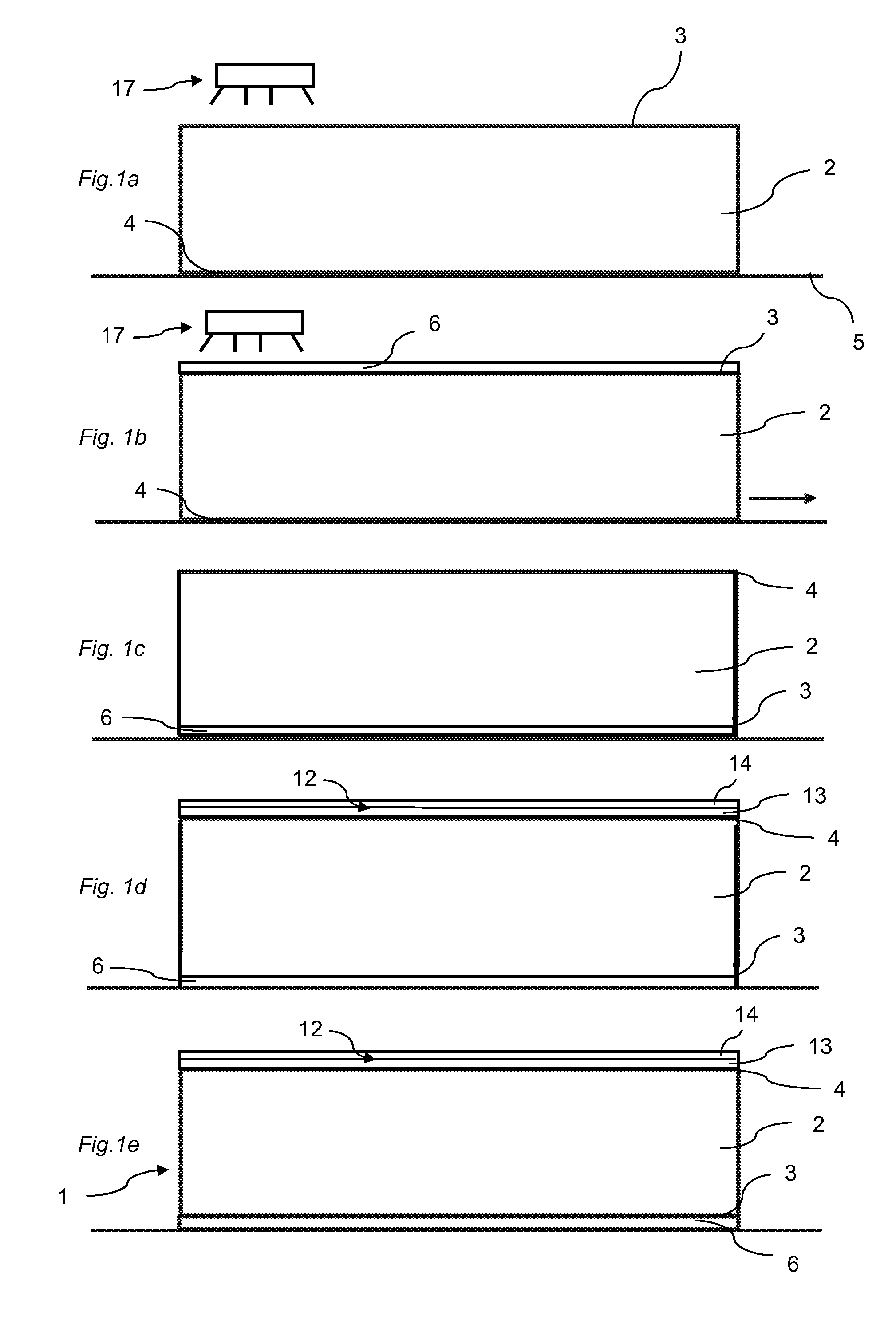 Method of producing a building panel and a building panel