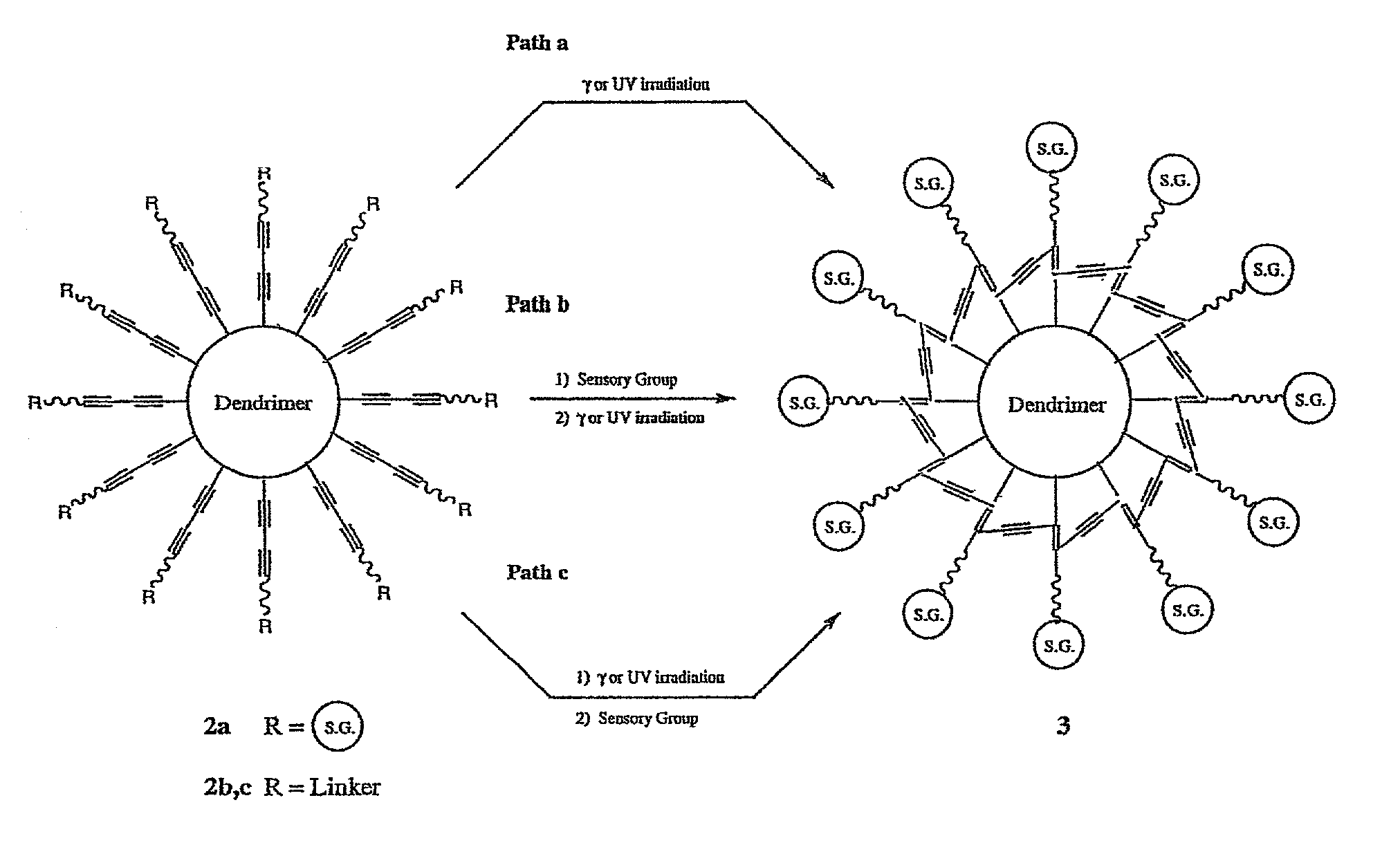 Nano-scaled dendrimer-based colorimetric biosensors