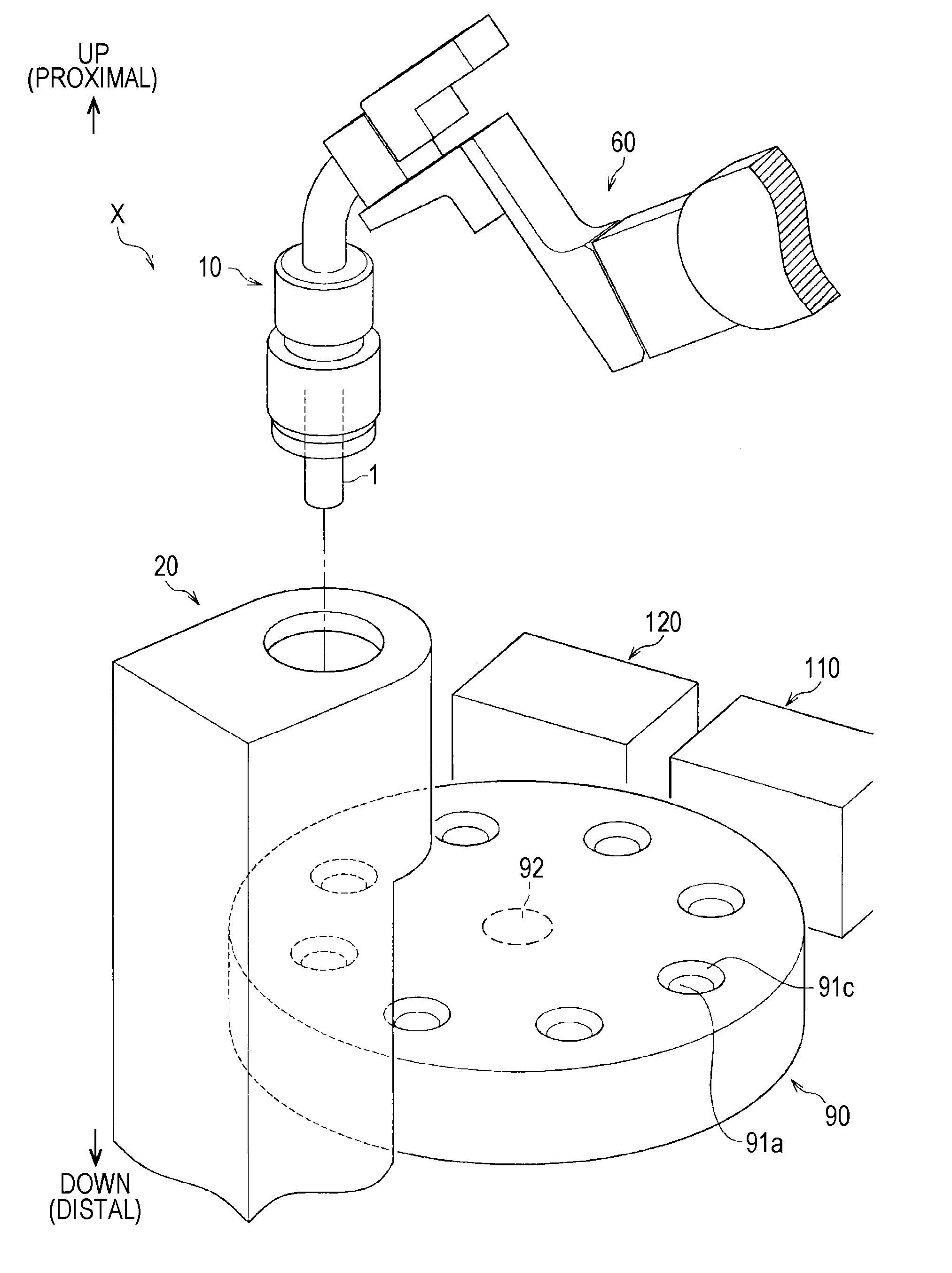 Welding tip replacement apparatus, welding tip replacement system, and method for replacing welding tip