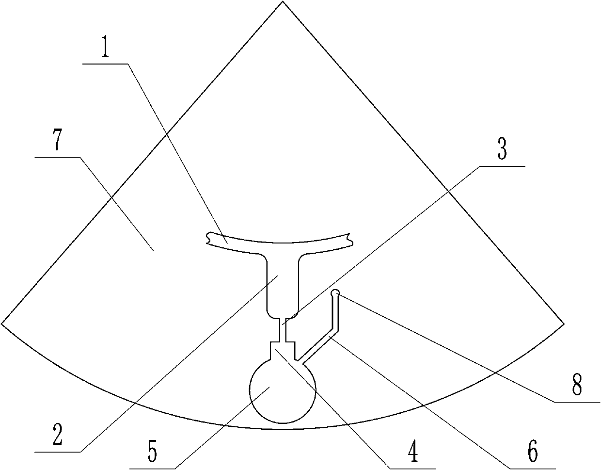 Liquid delivery device based on centrifugal force