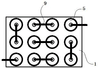 Efficient heat management automobile power battery pack