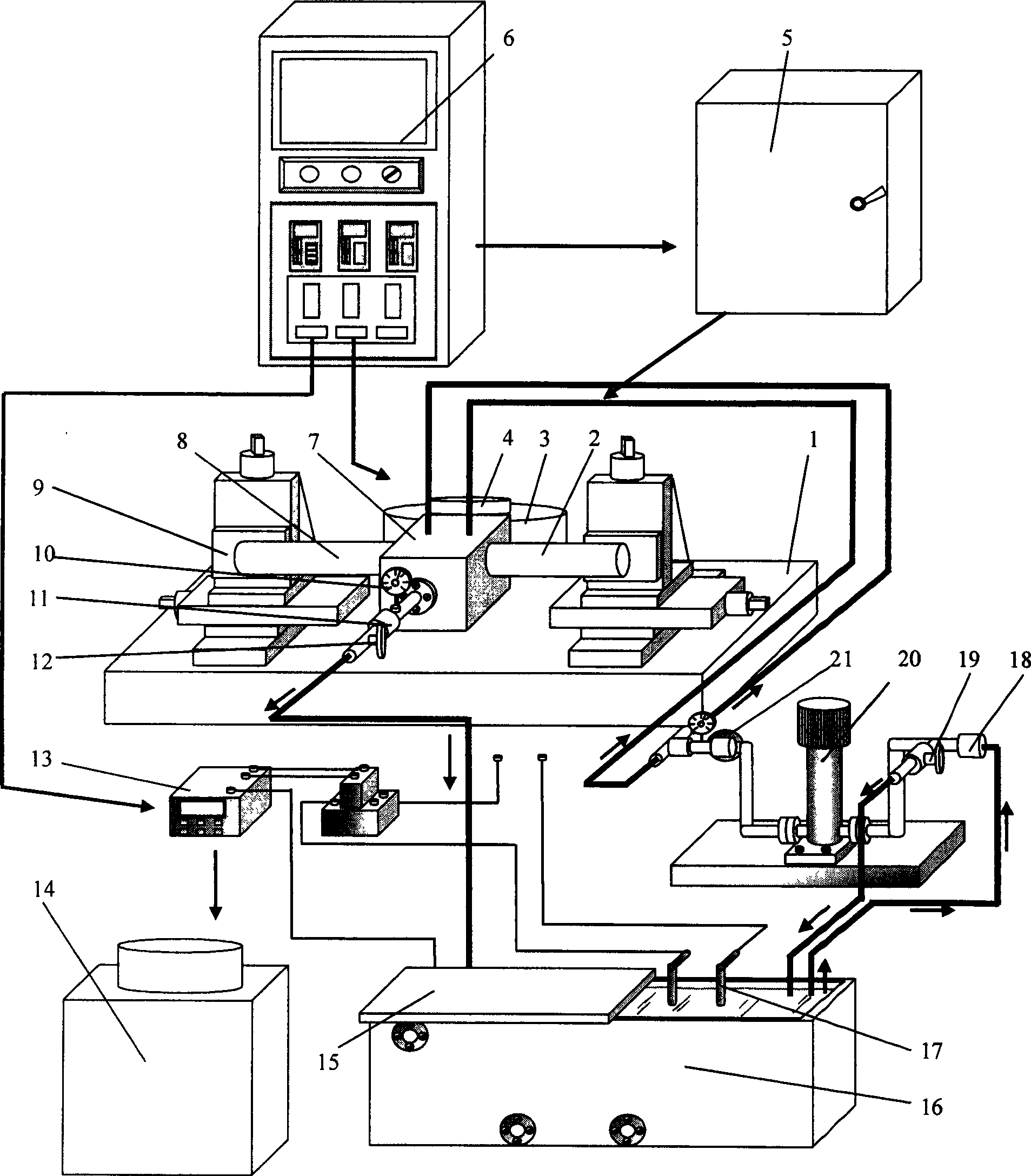 Thin electrode for electrolytic machining of integral wheel