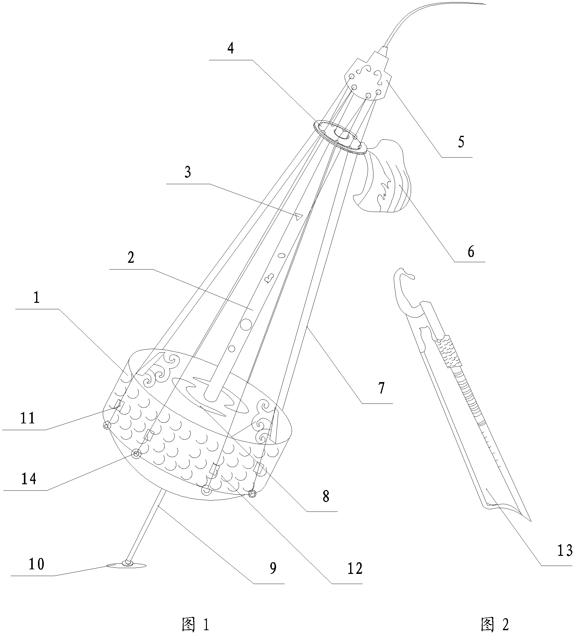 Method for implementing orchestral resonance instrument with bass extension effect