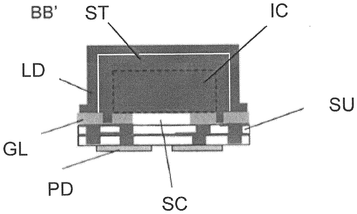 Top-ported microphone package with enlarged rear volume