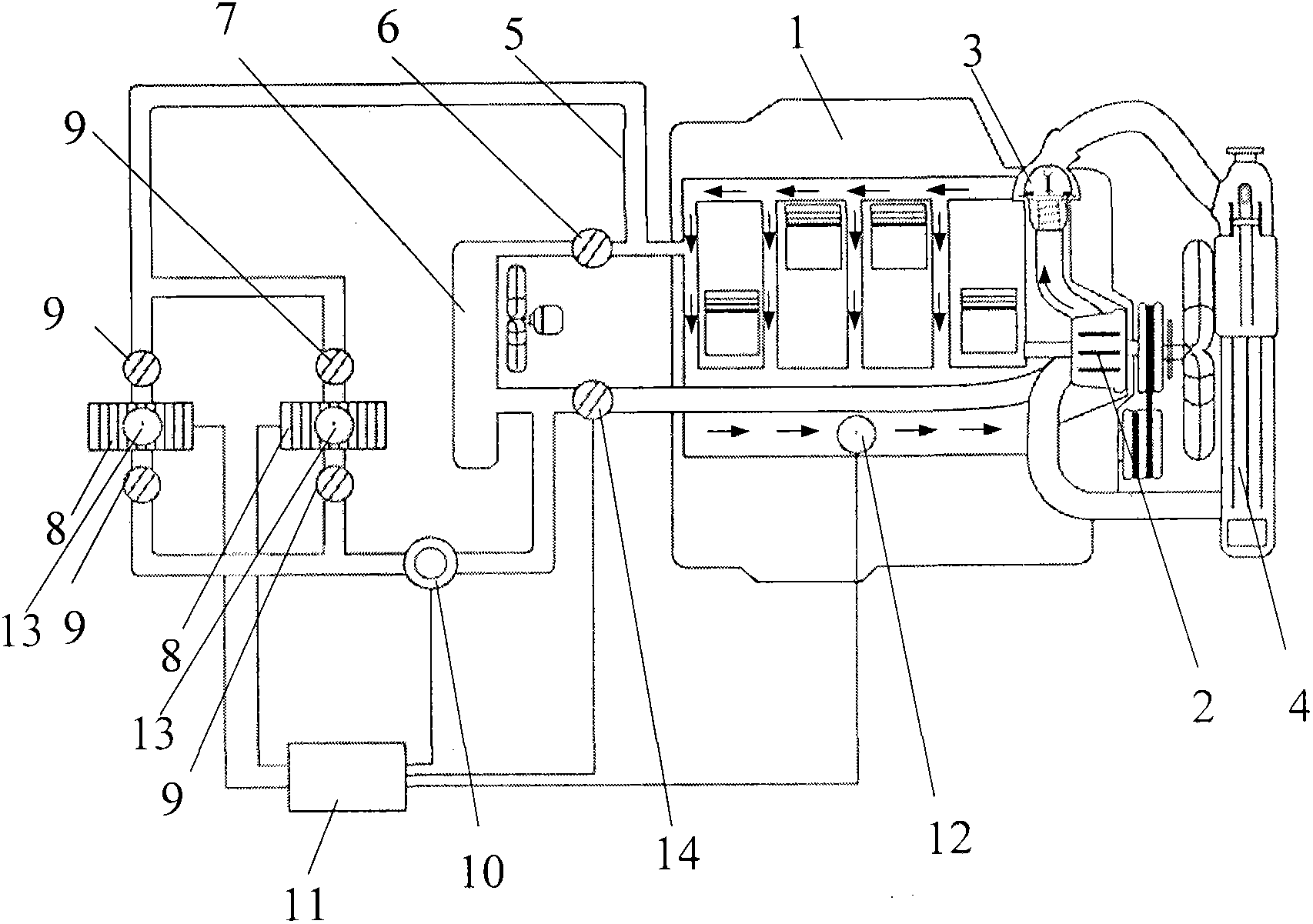 Heat accumulation-type automobile parking heating system and start-up method thereof