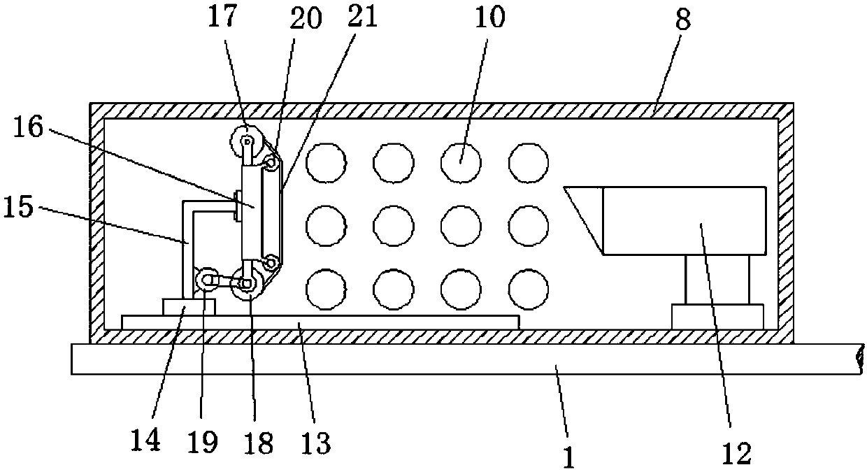 Automatic counting device for pests causing plant diseases and pest disasters to medlar