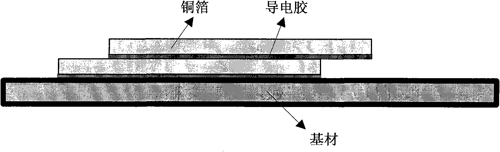 Method for welding conductive copper foil for whole satellite grounding network