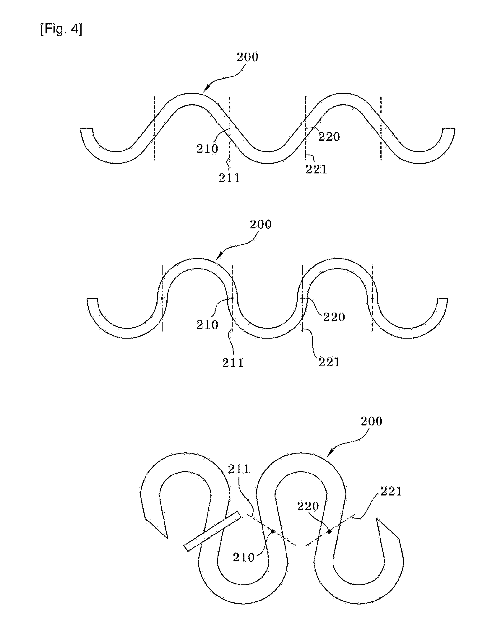 Flat plate folding type coil spring, pogo pin using the same, and manufacturing method thereof