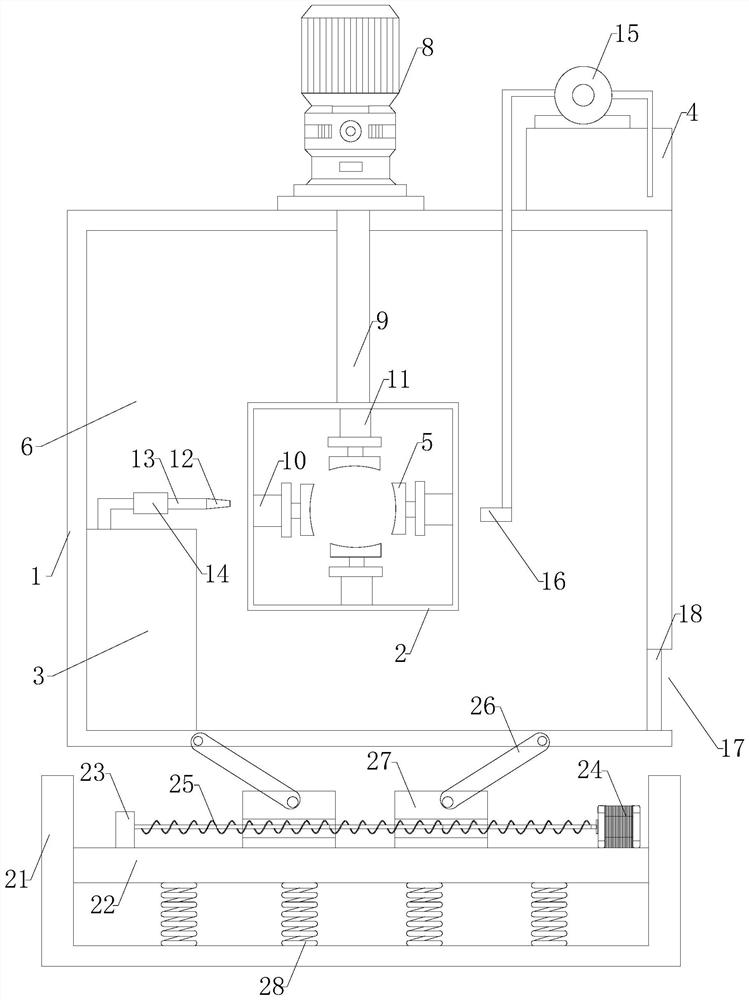 Wafer surface drying and purging equipment