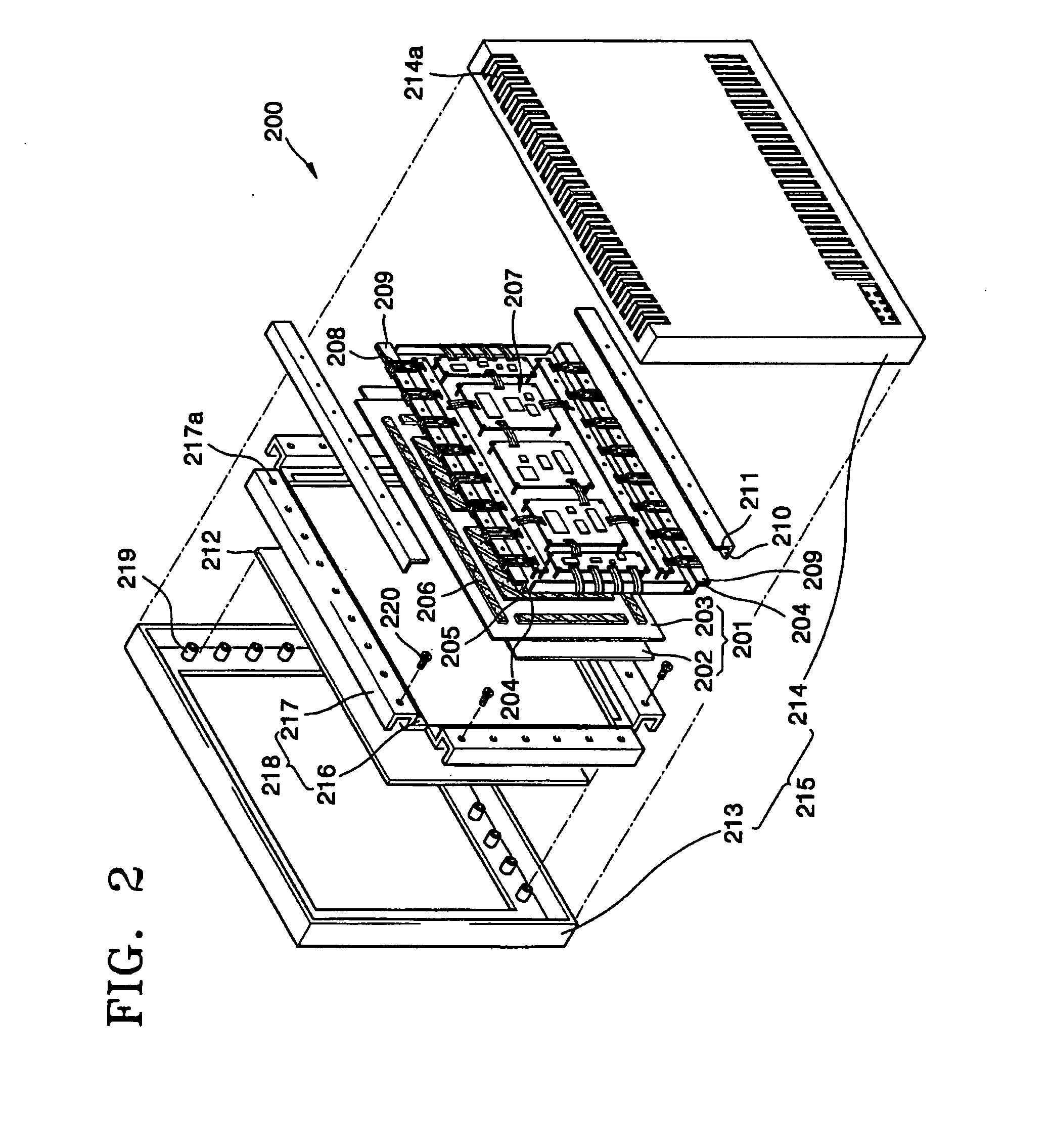 Plasma display panel assembly