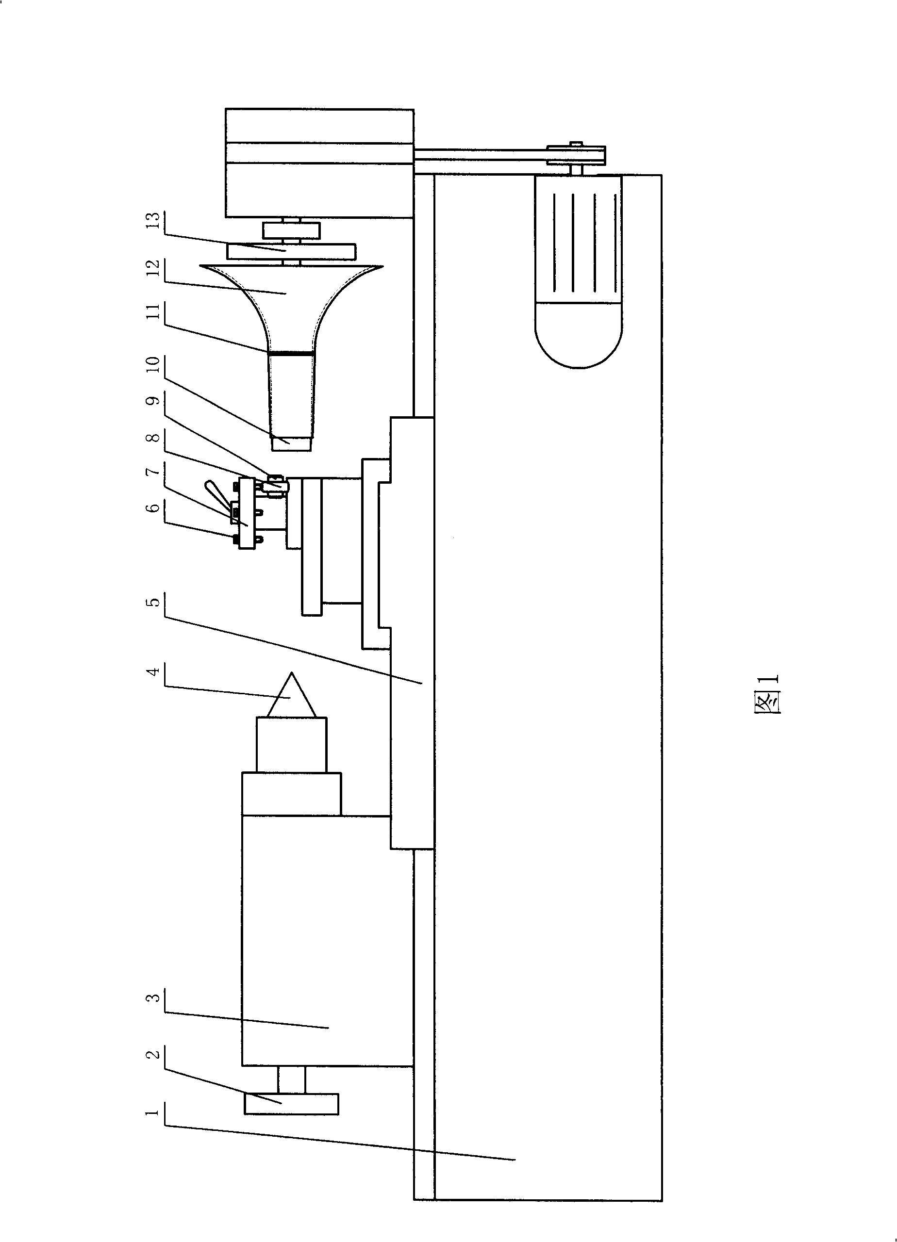 Planishing method for tube number soldering opening