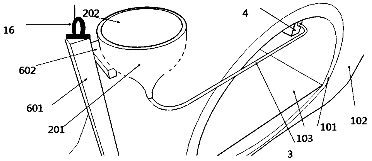 Combined lighting system and lighting method of tunnel natural light and traditional lamps