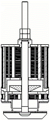 Double-flow-rate water cap unit element