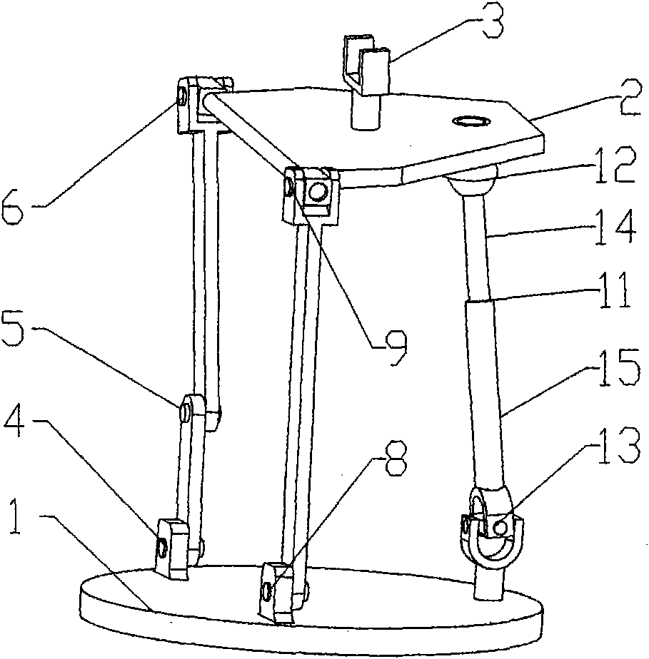 Twin-translation-rotation partial decoupling parallel mechanism