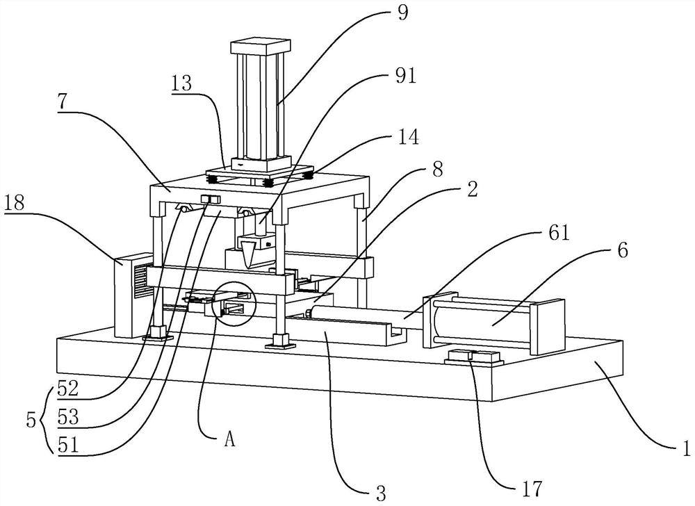 Rapid cutting and separating device