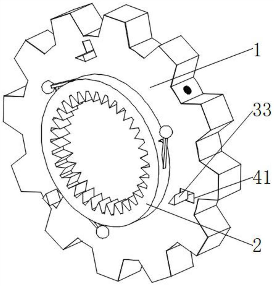 Precision gear with lubrication and heat dissipation functions