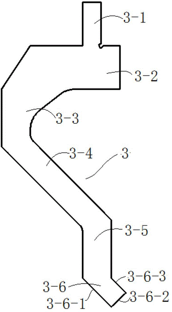 Door frame, door frame bending die and bending method