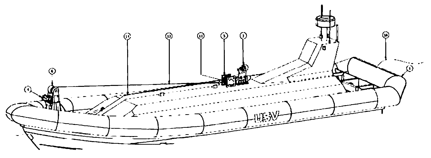 System for launch and recovery of a vessel