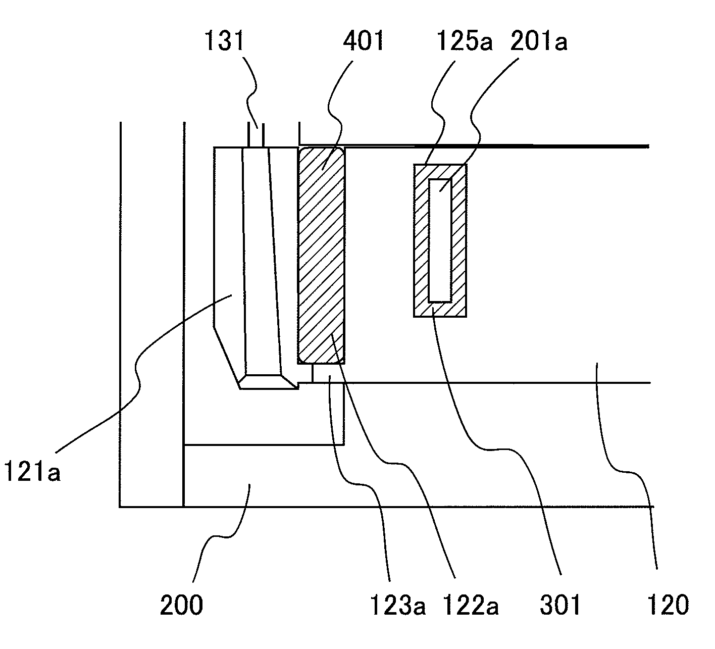 Optical pickup with support part having hole for being inserted with a projection part of a case