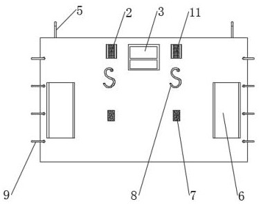 Portable drainage fixing device