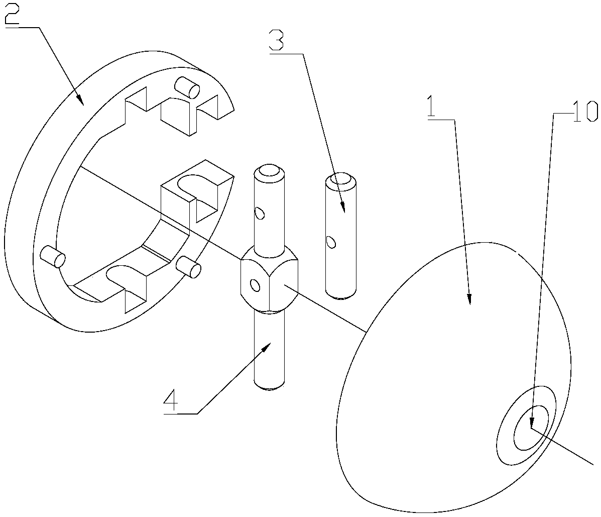 Movable artificial eyeball