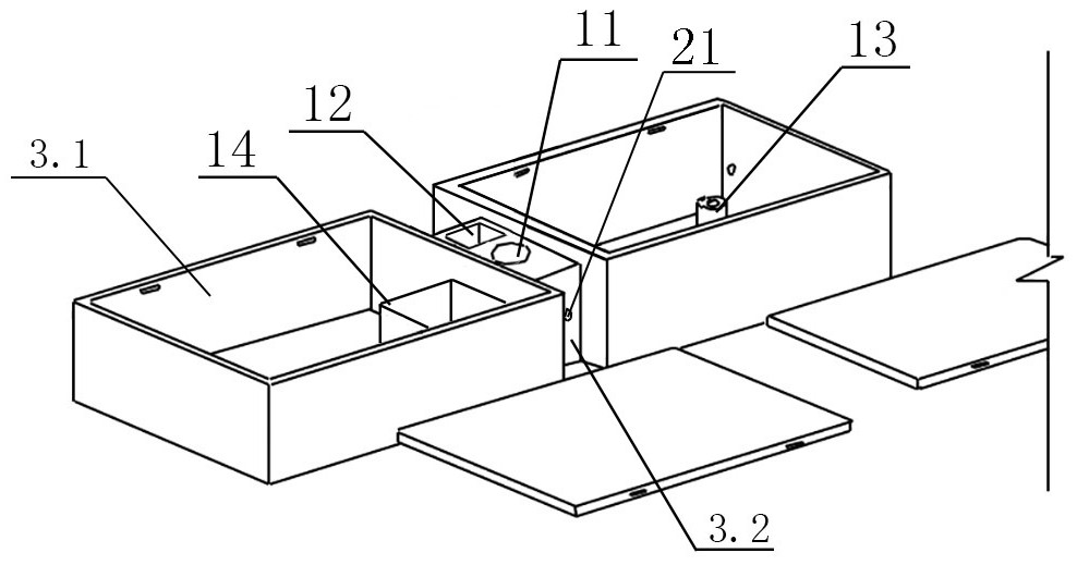 Device for controlling single prism rotation and construction method thereof