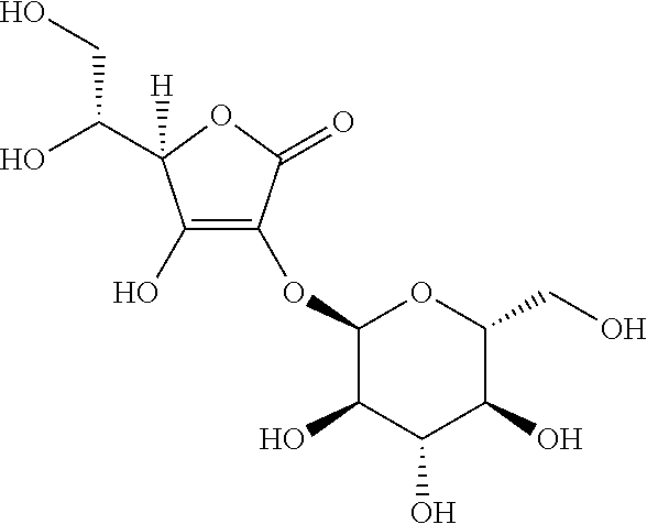 Compositions of vitamin c derivative and portulaca extract