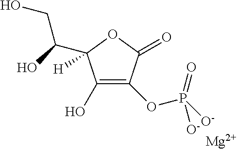 Compositions of vitamin c derivative and portulaca extract