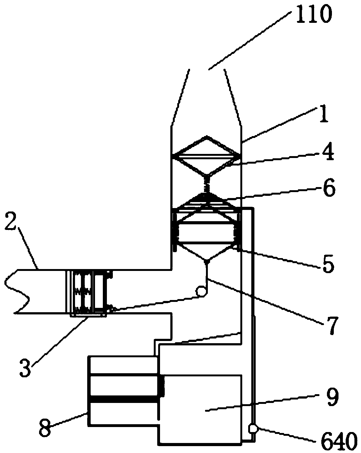 Pharmaceutical waste gas treatment device