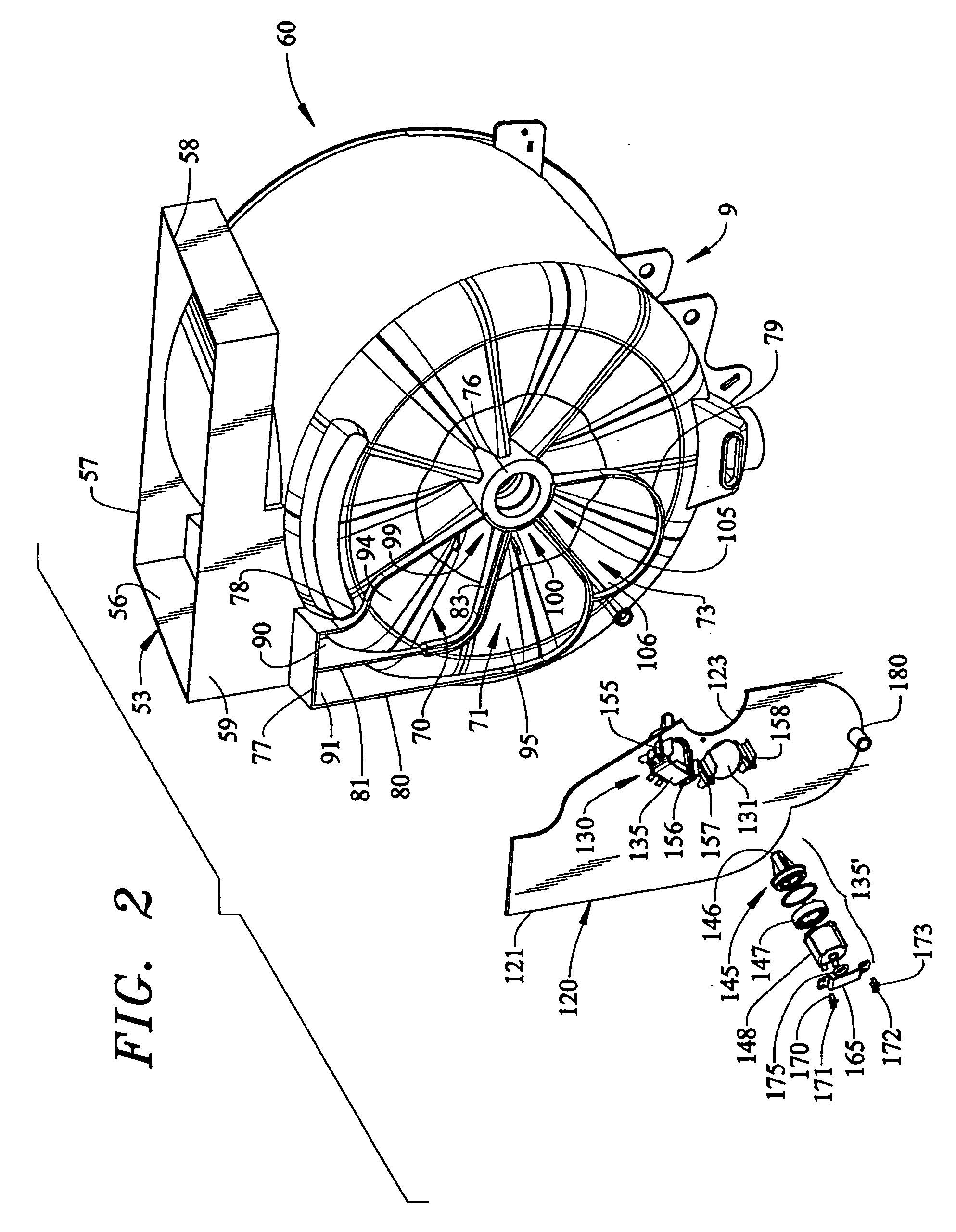 Solenoid plunger cushioning system for a washing machine balancing fluid valve