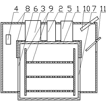 Fast wind dehydrator for hot pickled mustard tuber