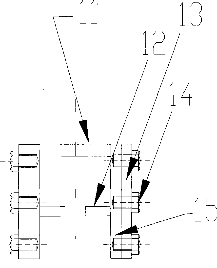 Flexible marching type continuous conveying system