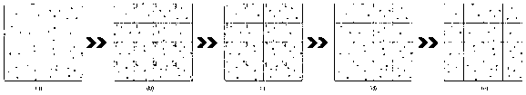 Mass point cloud Delaunay triangulation network construction method based on double spatial data organization