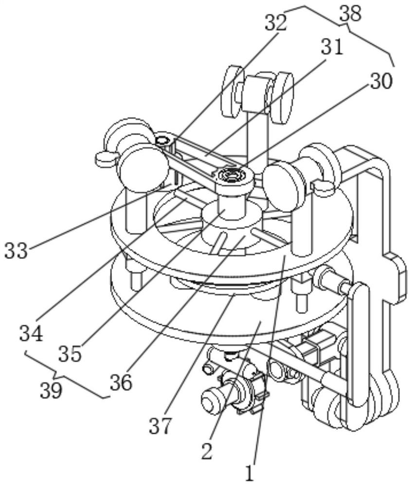 A sawtooth surface processing mechanism for an electric saw