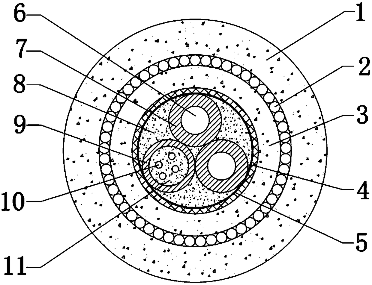 An optoelectronic composite cable for 5G antenna