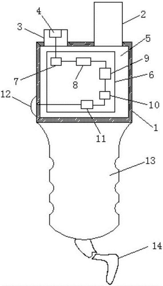 Ultrasonic multifunctional gas monitoring instrument capable of being held by hand for inhaling gas for test