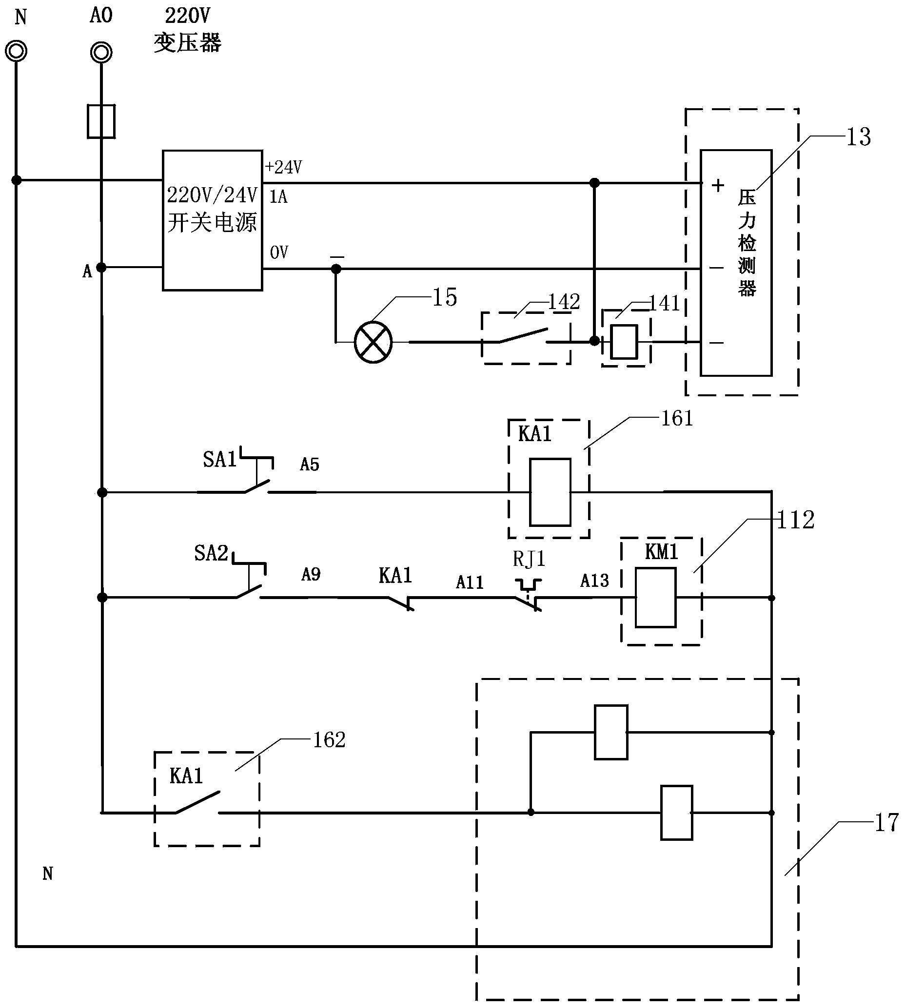 Suction cup device and crane