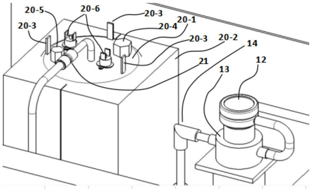 Brewing device testing device and control method thereof