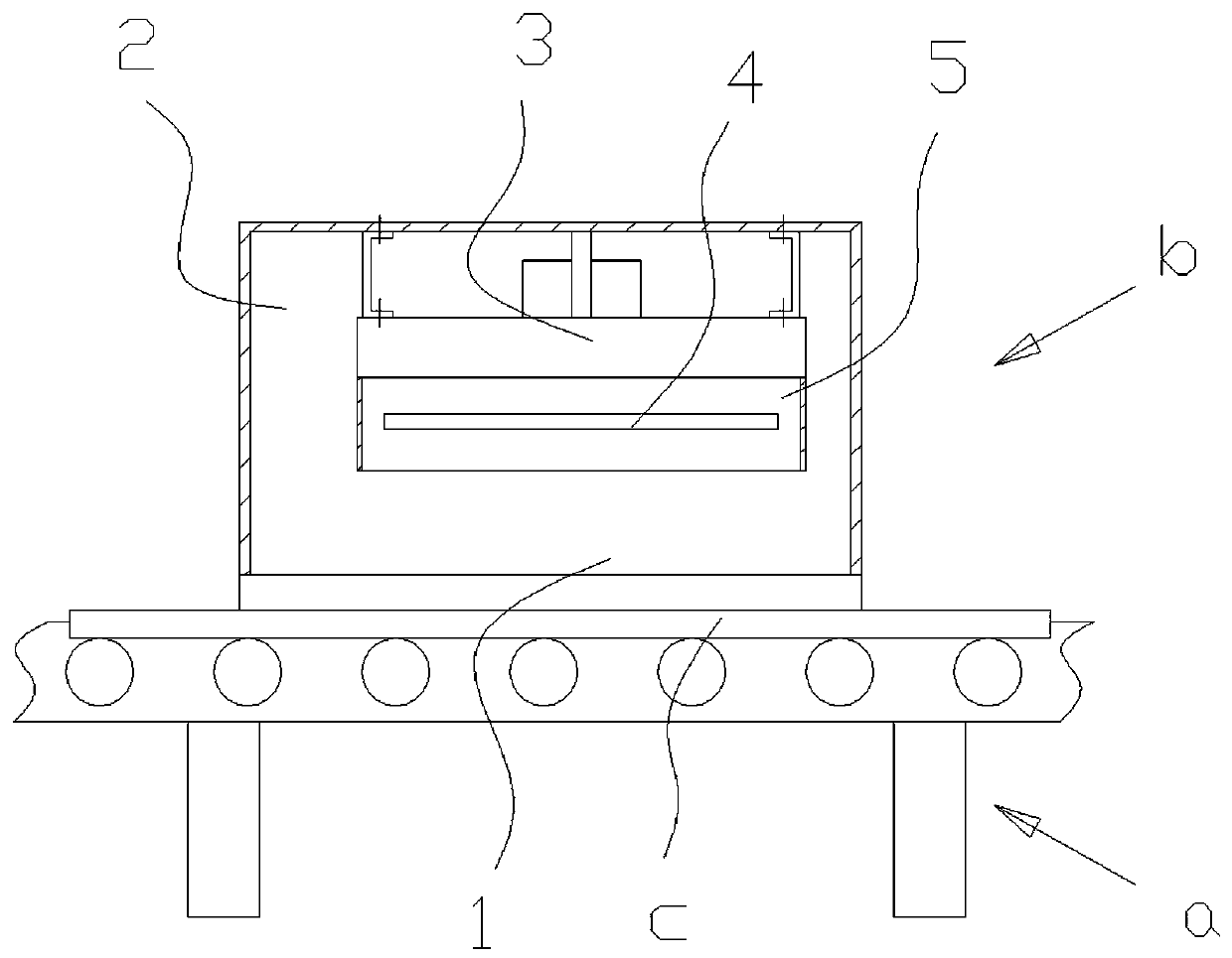 Edition drying mechanism of edition development machine