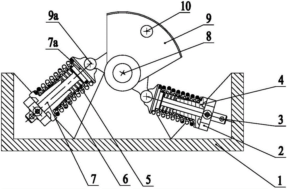 Bistable two-way self-locking device