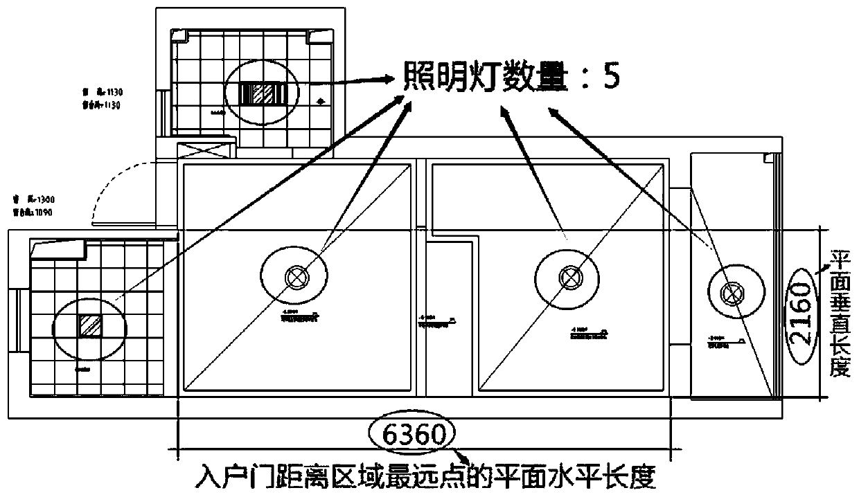 Method and system for calculating the use amount of strong and weak wires and auxiliary materials for indoor decoration