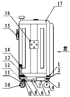 Electric manned luggage box